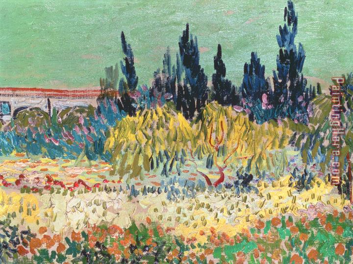 Vincent van Gogh The Garden at Arles